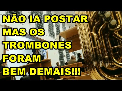 NÃO IA POSTAR, MAS OS TROMBONES FORAM BEM DEMAIS 🙌🙌🙌 HINO 173 CCB HINÁRIO 5, CULTO IVOTURUCAIA.