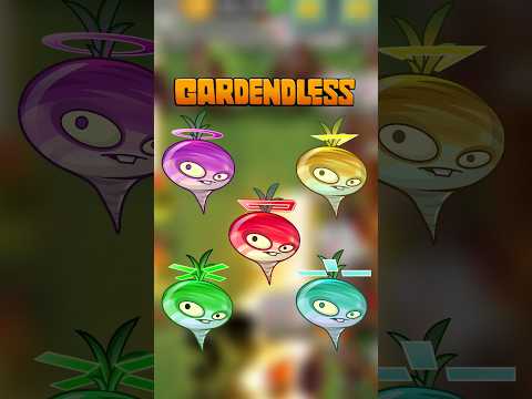 Different Tile turnips in PvZ2?(Gardendless) #shorts #pvz #pvz2