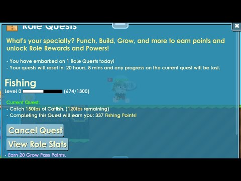 |Catch 150lbs of Catfish.| Fishing Role Quest Nasıl Yapılır