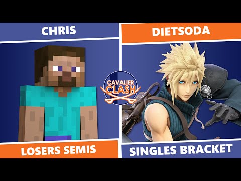 Cavalier Clash #2: Losers Semis - Chris (Steve) Vs Dietsoda (Cloud) SSBU Singles