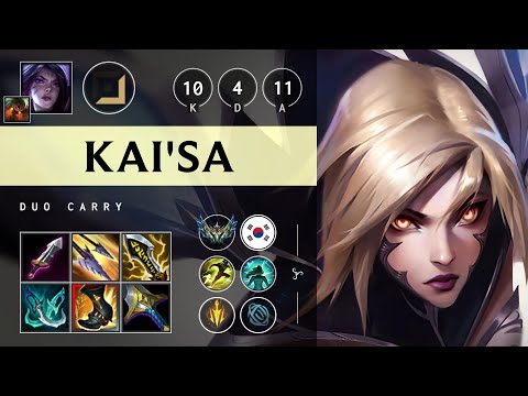 Kai'Sa ADC vs Miss Fortune - KR Challenger Patch 25.08