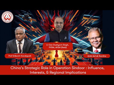 China's Strategic Role in Operation Sindoor : Influence, Interests, & Regional Implications