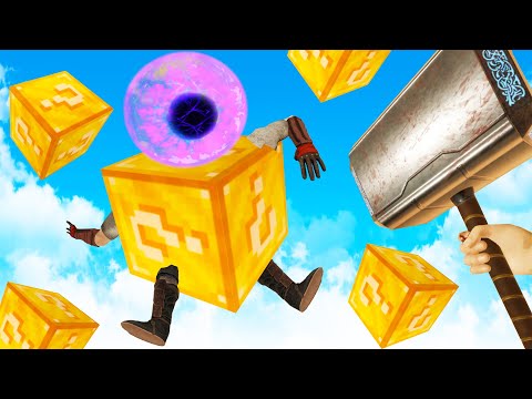 I Opened Lucky Blocks with Mjolnir and Everything Went Wrong in Blade and Sorcery Multiplayer VR!