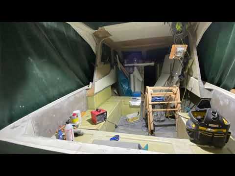 Part 7, Smuggler 28 - New layout and new interior, only using fiberglass