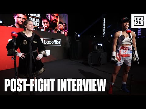 Katie Taylor & Natasha Jonas React To Thrilling World Title Clash
