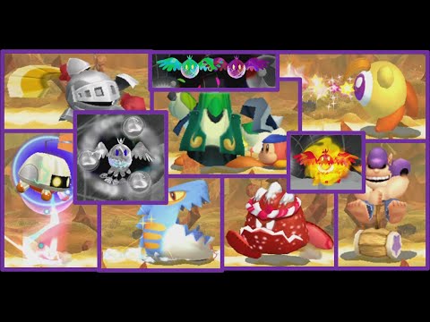 Kirby Revenge of Dreamland Boss Showcase: Minibosses + Sphere Doomers