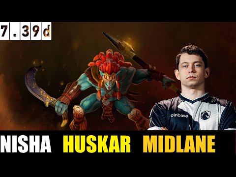🤯 NISHA [HUSKAR] MID 7.39D- DOTA 2 HIGHEST MMR MATCH#dota2 #dota2gameplay