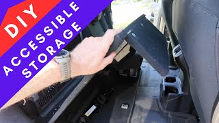 DIY Easy Access Storage 60% Rear Seat Delete