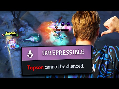 How Topson plays SILENCER MID in 7.37 🤫