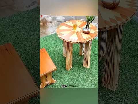 폐목 더미로 베테랑 목수들을 충격에 빠뜨린 전설의 장인! 😱🪵#shortsfeed #woodscraft #diy #timelesscraftsmanship #wooddesigner