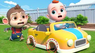 🚕 NOVO! As Rodas do Carro! Meu carro estava quebrado! Músicas Infantis | Leo em Português