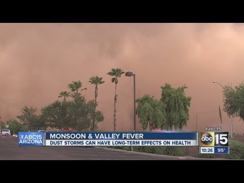 Dust storms stir up Valley Fever