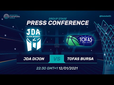 JDA Dijon v Tofas Bursa - Press Conference | Basketball Champions League 2020/21