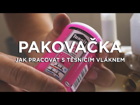 Pakovačka - co to je těsnící vlákno