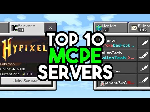 Insane Top 10 Minecraft Bedrock Servers 1.20!