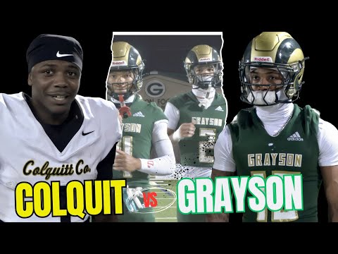 🔥 GRAYSON (#1 GA, #2 Nation) vs Colquitt County | SOUTH vs NORTH GEORGIA PLAYOFF HEAT!! 🔥