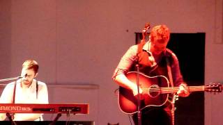 Josh Ritter singing Not Afraid of the Dark at Hartwood Acres  6/5/11