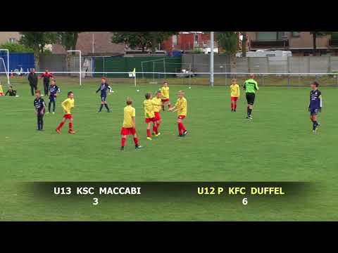 LAVA beker  u13 Maccabi     KFC Duffel u12 P