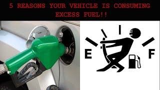 Bad gas mileage/high fuel consumption, here are 5 reasons why your vehicle is consuming excess fuel!