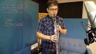 Video thumbnail for Yanagisawa S-WO20 V.S. Selmer Series III Soprano saxophone by battlestupid