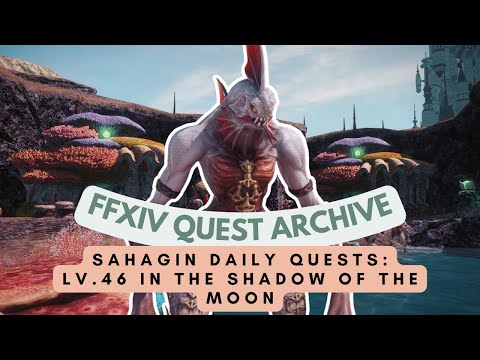 Lv.46 In the Shadow of the Moon | No Commentary | FFXIV Quest Archive