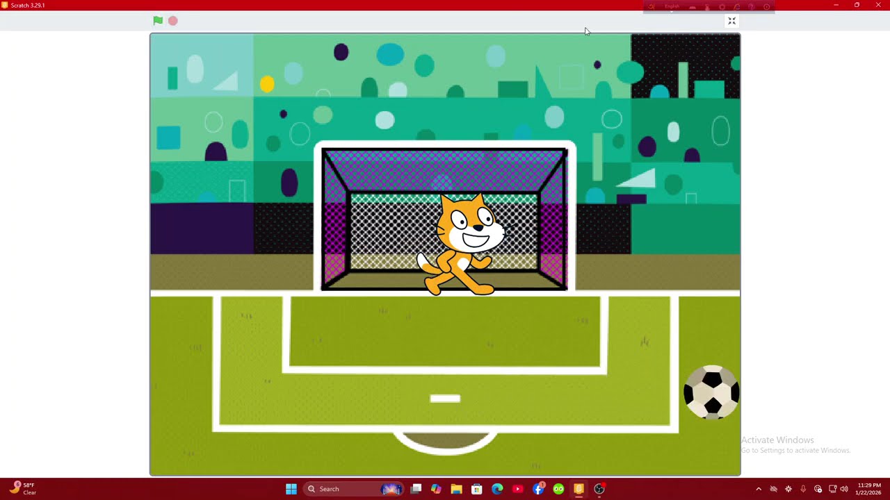 How to make a football game in scratch