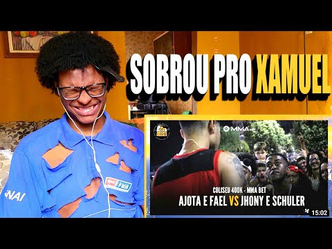 (CLIMA MUITO TENSO 🔥🔥) JHONY E SCHULER X AJOTA E FAEL | React [2º FASE - EDIÇÃO MMA BET]