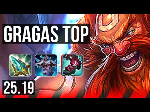 GRAGAS vs JAX (TOP) | 8/1/6, Dominating | KR Master | 25.19