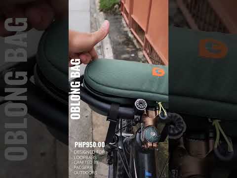OBLONG BAG for Loopbars #bikebag #pacgear #bikepacking #loopbar