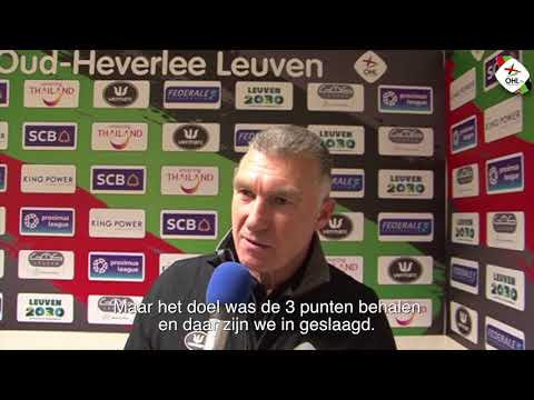 Interview Coach Pearson na OHL   Lierse 15:12:17 ENG + ondertitteling