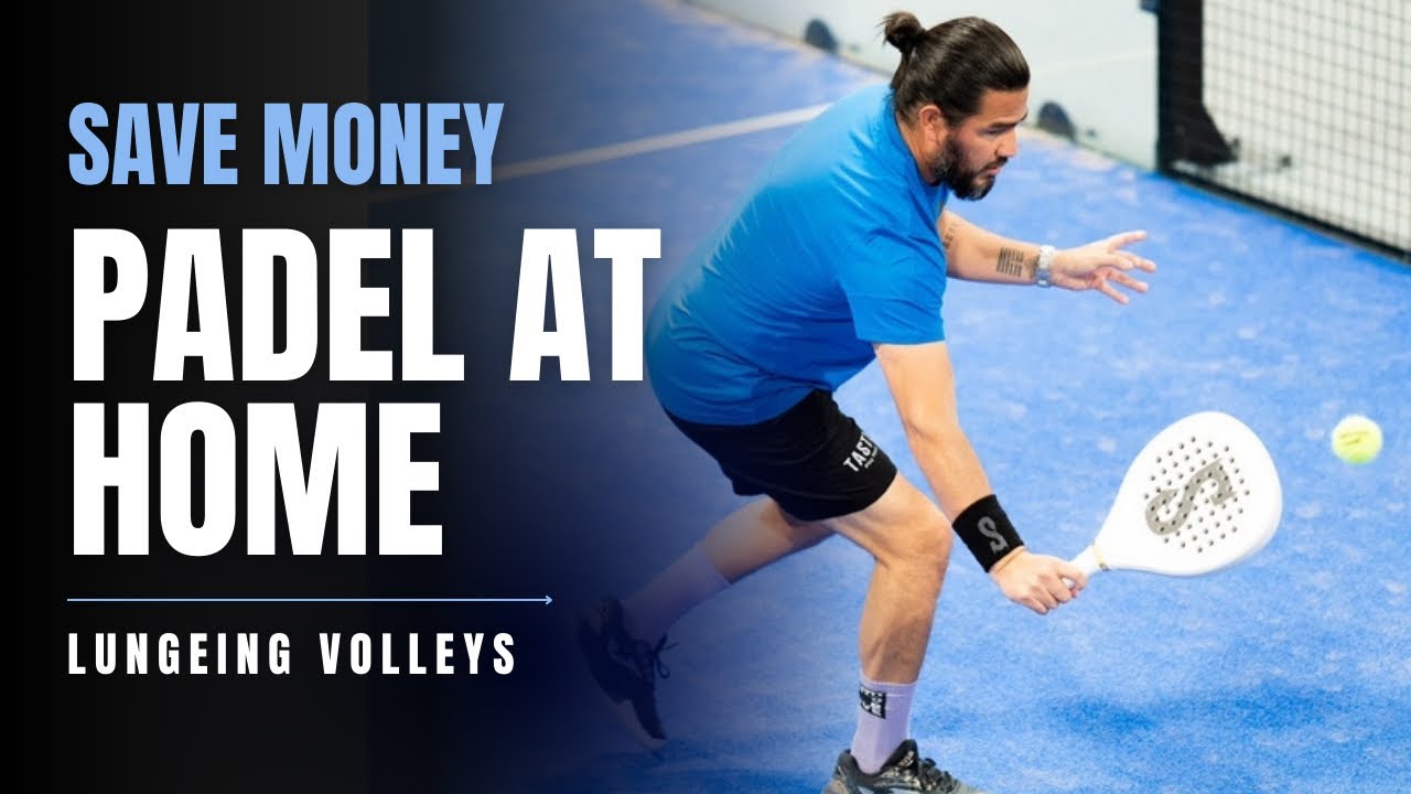 Volley footwork: lunging and hitting in sync