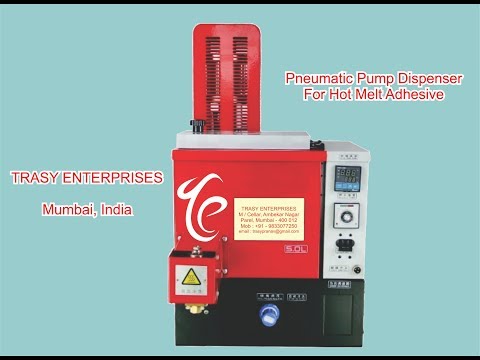 Hot melt adhesive dispenser machine