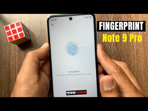 How to Set Fingerprint Lock in Redmi Note 9 Pro