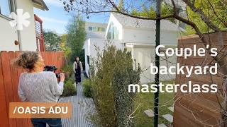 They lived 3 years in a basement. Then built their dream backyard home