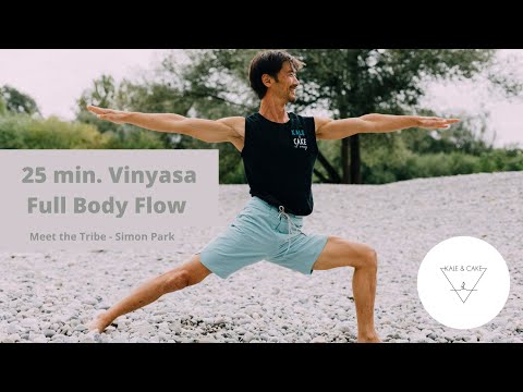 25 min. Vinyasa Flow Yoga Full Body Stretch | Meet the Tribe, Simon Park
