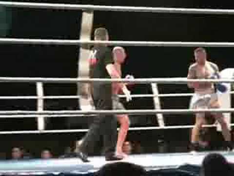 Muay Thai PART 1/2 - Priest Tyron West vs. Martin Hubes