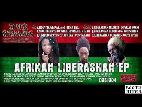 AFRIKAN LIBERASHAN EP 12 inch DUB REALMS Label- Isha Bel/Prince LiviJah/Cos Tafari/ Roots Hitek 2020