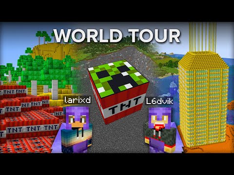 Shulkercraft - World Tour of Shulkercraft Survival World (2 YEARS) - Minecraft