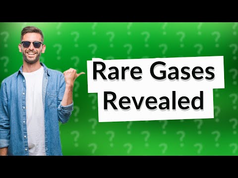 Which of the first 20 elements are rare gases?