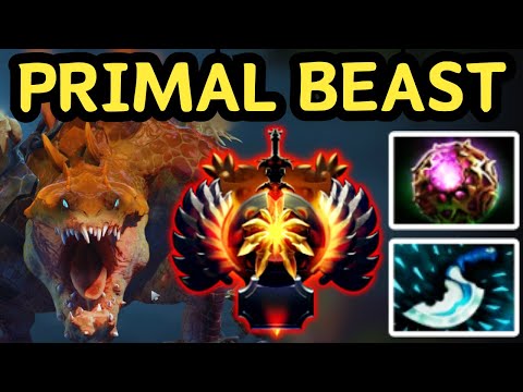 🔥 BONES BROKEN. MAP DESTROYED. — PRIMAL BEAST OFFLANE 🔥 DOTA 2