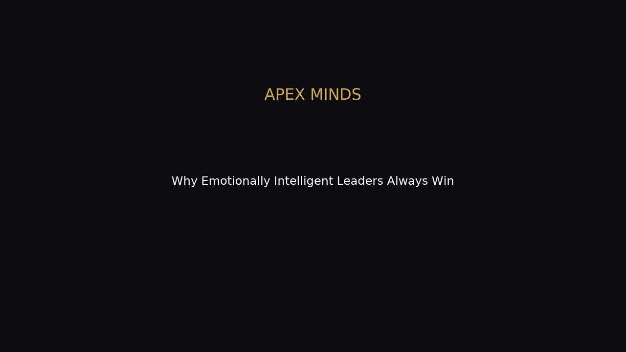 Why Emotionally Intelligent Leaders Always Win | EQ Mastery