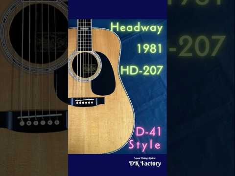 Headway HD-207 1981 D-41 model Vintage Headway Momose Era Japan Vintage MIJ image 25