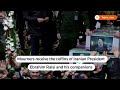 Funeral procession begins for Iranian President Raisi | REUTERS - Video