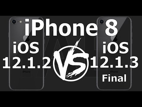 iPhone 8 : iOS 12.1.3 Final vs iOS 12.1.2 Speed Test (Build 16D39) Video