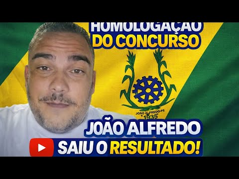 Homologação  concurso João Alfredo Pernambuco saiu! Finalmente 