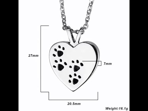 Pet Paw Memorial urn