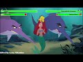 The Little Mermaid Ariel S Beginning 2008 Swordfish Chase With Healthbars