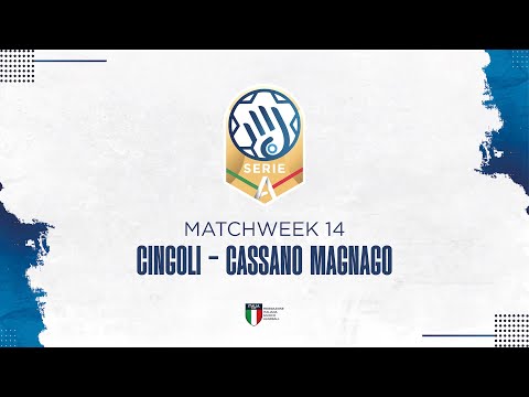 Play Serie A Gold [14^] | CINGOLI - CASSANO MAGNAGO