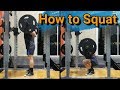 How to squat with proper technique