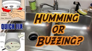 How To Fix A Broken Garbage Disposal (Humming or Buzzing)
